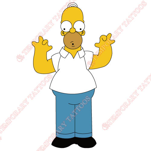 The Simpsons Customize Temporary Tattoos Stickers NO.3646